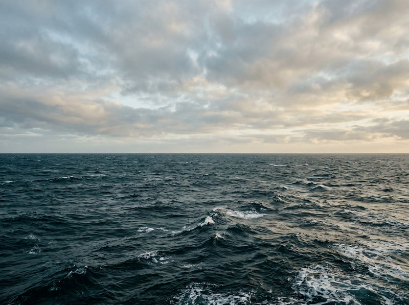 Wide shot of the Southern Ocean